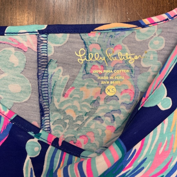 Lilly Pulitzer Marlowe Dress Size XS Going Coastal Chic Southern Boat Neck NWOT - Picture 8 of 14